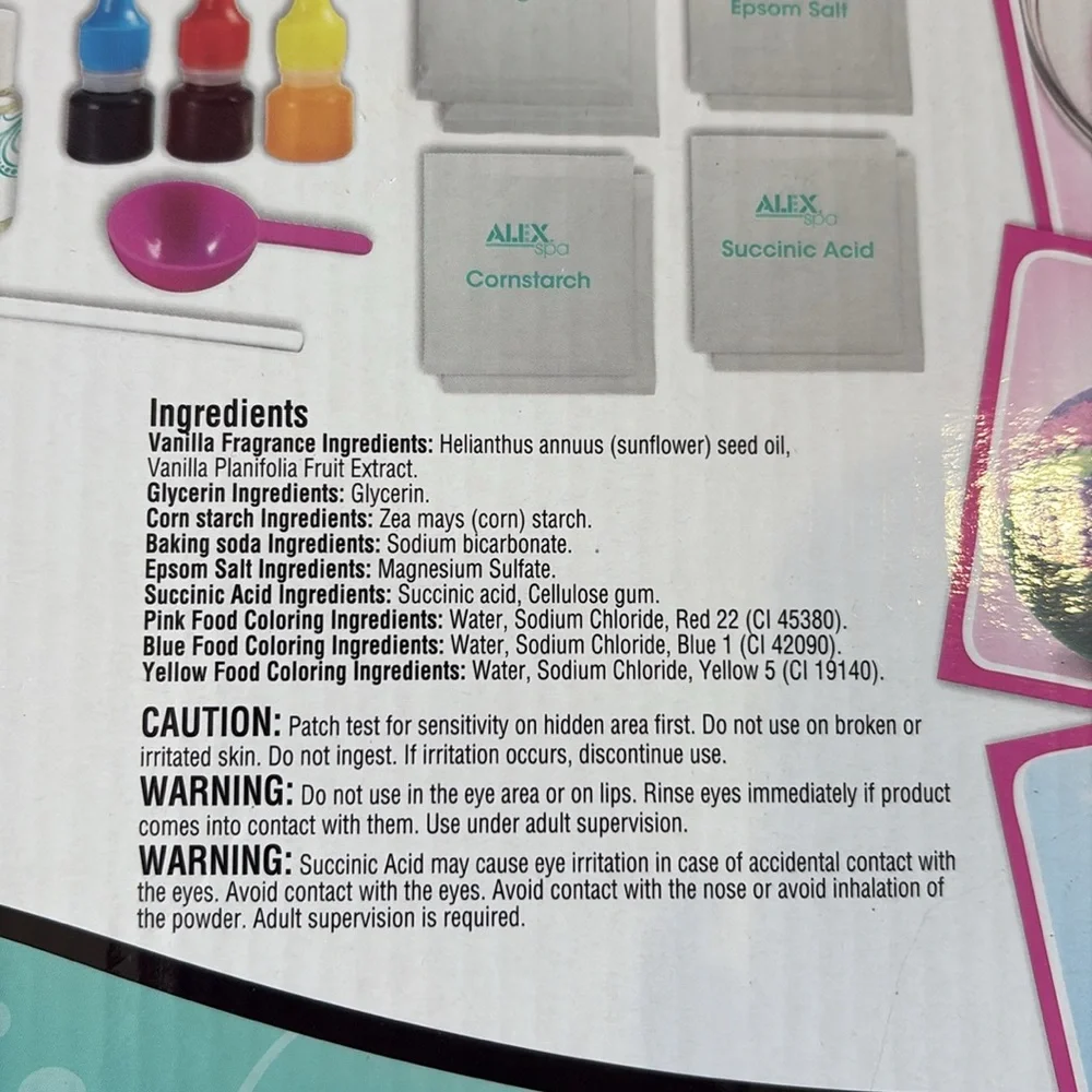 Vibrant Pink and Blue Bath Bombs Kit for Luxurious Bath & Body Experience